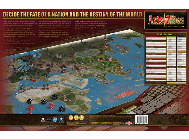 Axis & Allies Anniversary Ed Brettspill 