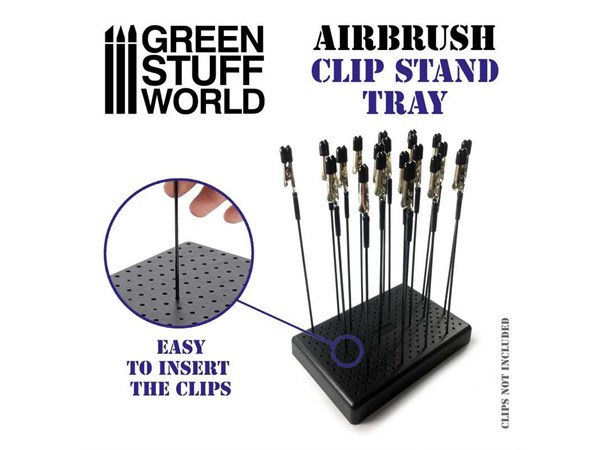 Base for Malingsklemmer til Airbrush Green Stuff World Airbrush Clip Board