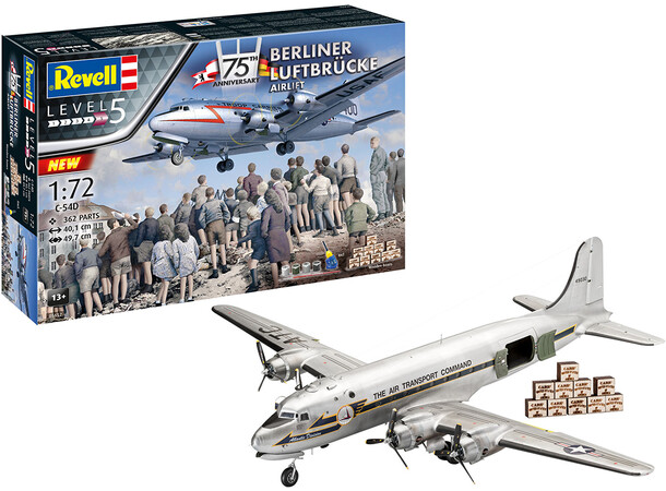 Berliner Luftbrucke Airlift 75th Anniv. Revell 1:72 Byggesett 