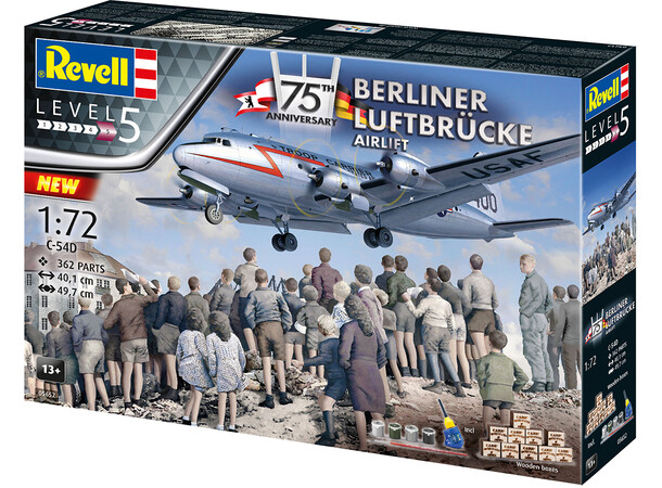 Berliner Luftbrucke Airlift 75th Anniv. Revell 1:72 Byggesett