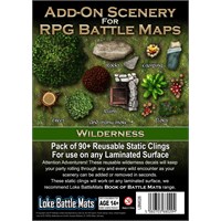 Book of Battlemats ADD-ON Wilderness Klistremerker til Book of Battlemats