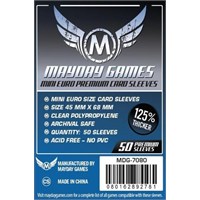 Brettspill Kortbeskyttere 50stk 45x68mm Mini European - Mayday Games