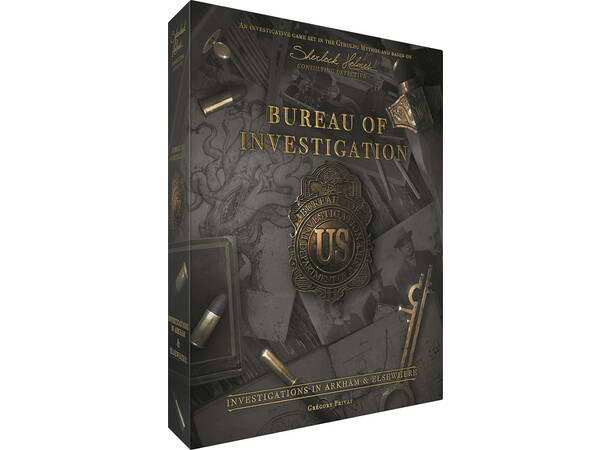 Bureau of Investigation Brädspel Investigations in Arkham & Elsewhere 