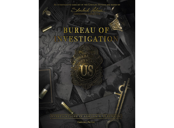 Bureau of Investigation Brädspel Investigations in Arkham & Elsewhere 