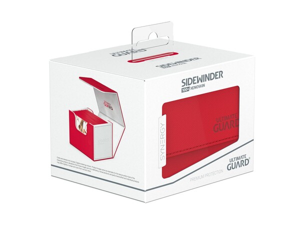 Card Box Synergy 100+ Rød/Hvit Ultimate Guard Sidewinder Xenoskin