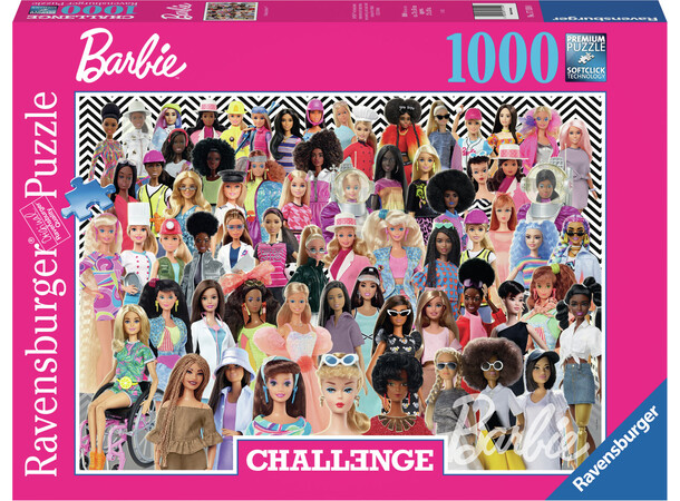 Challenge Barbie 1000 bitar Pussel Ravensburger Puzzle 