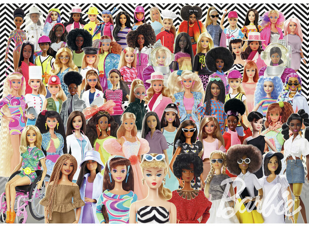 Challenge Barbie 1000 bitar Pussel Ravensburger Puzzle 