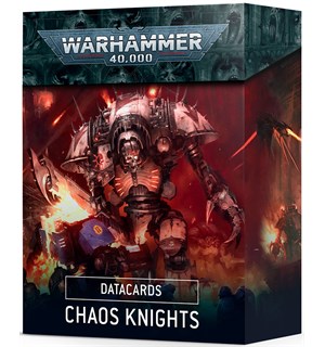 Chaos Knights Datacards Warhammer 40K 