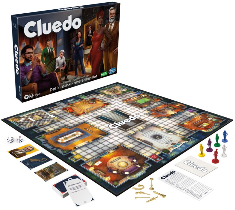 Cluedo Brettspill 2023 Utgave Norsk utgave Gamezone no