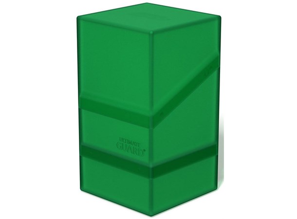 Deck Case Boulder and Tray 100+ Emerald Ultimate Guard
