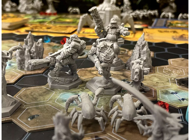Deep Rock Galactic Deluxe Ed Brettspill The Board Game Deluxe Second Edition 