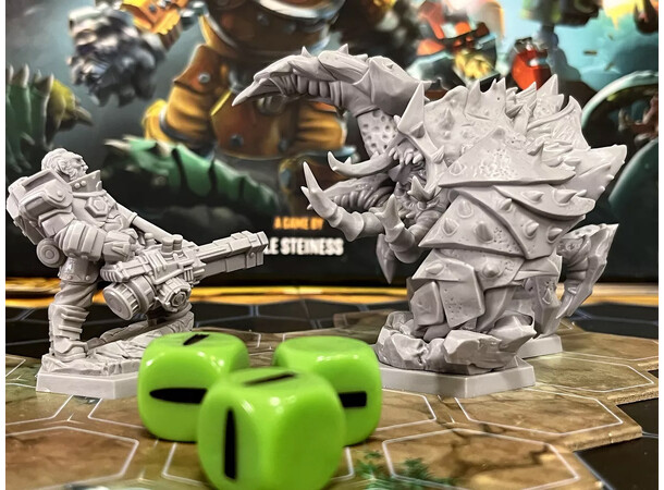 Deep Rock Galactic Deluxe Ed Brettspill The Board Game Deluxe Second Edition 
