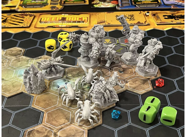 Deep Rock Galactic Deluxe Ed Brädspel The Board Game Deluxe Second Edition 