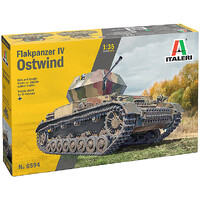 Flakpanzer IV Ostwind Italeri 1:35 Byggesett