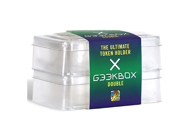 Geekbox Token Holder Double - 2 st Förvaringslåda för brickar/tärningar++. 