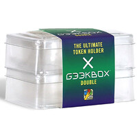 Geekbox Token Holder Double - 2 st Förvaringslåda för brickar/tärningar++.
