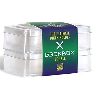 Geekbox Token Holder Double - 2 stk Oppbevaringsboks til brikker/terninger++ 