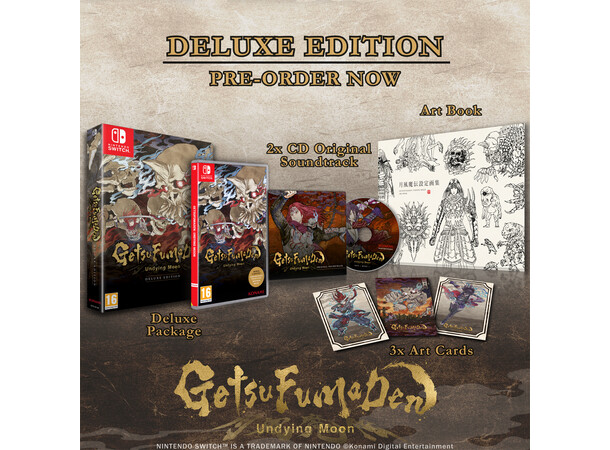 GetsuFumaDen Undying Mood Deluxe Switch Deluxe Edition