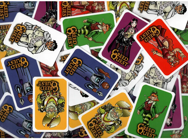 Greed Quest Brädspel 