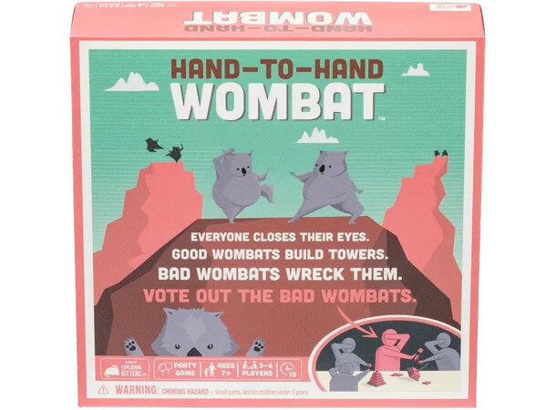 Hand to Hand Wombat Partyspel Svensk utgåva 