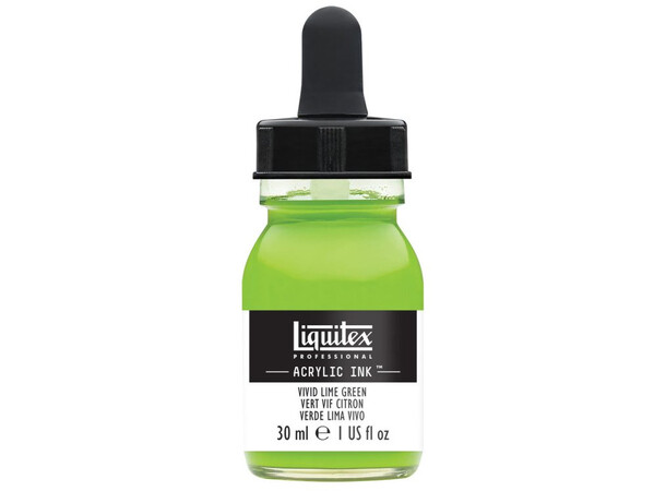 Ink Acrylic Vivid Lime Green Liquitex 740 - 30 ml