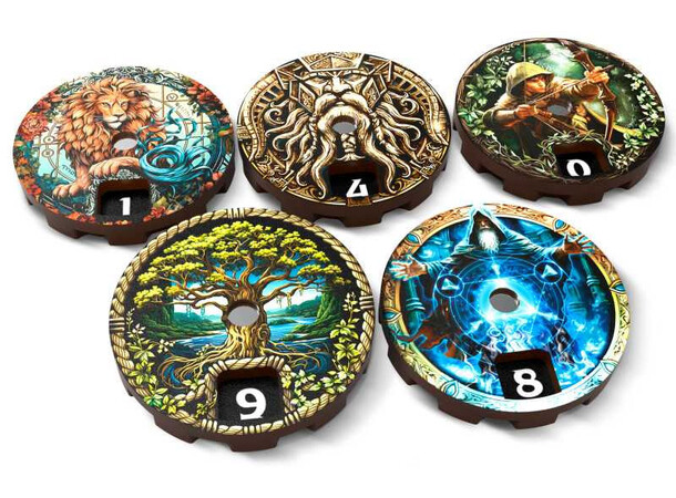 Magic Life Counters - Light (5 st) Green Stuff World 