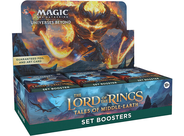 Magic Tales Middle-Earth Set Display The Lord of the Rings Booster Box
