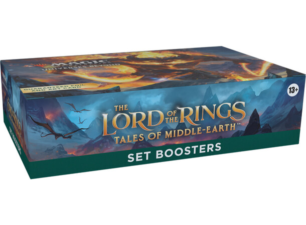 Magic Tales Middle-Earth Set Display The Lord of the Rings Booster Box 