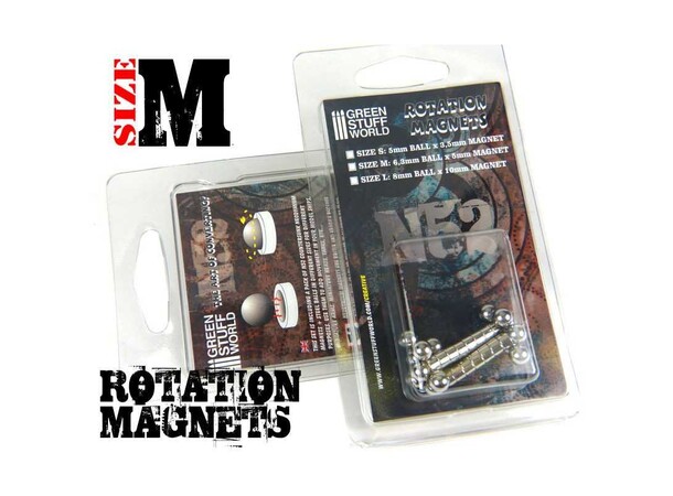 Magneter med rotation - Medium Green Stuff World 