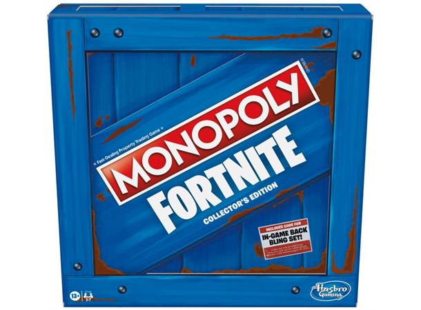Monopoly Fortnite Coll Ed Brettspill Collectors Edition