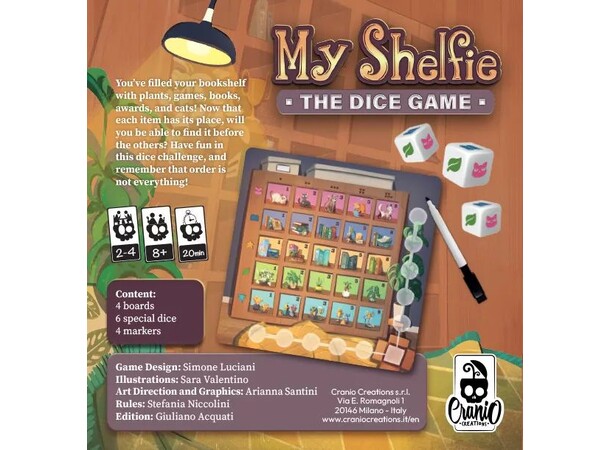 My Shelfie The Dice Game Terningspill 