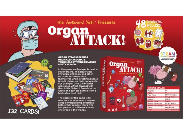 Organ Attack Kortspill 2022