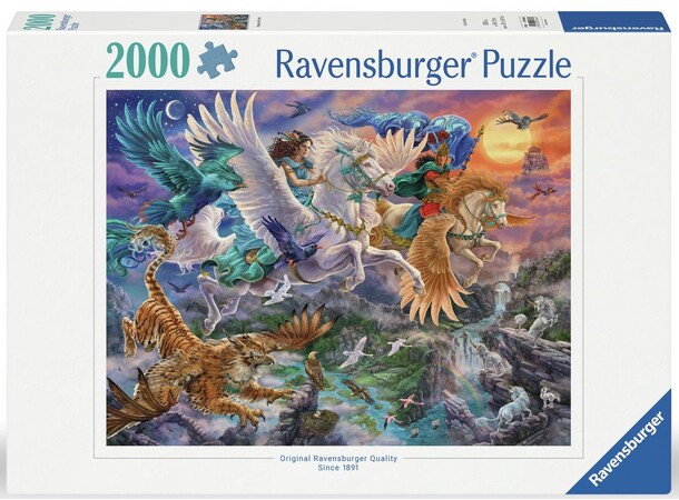 Pegasus & Friends 2000 bitar Pussel Ravensburger Puzzle 