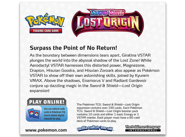 Pokemon Lost Origin Booster Box