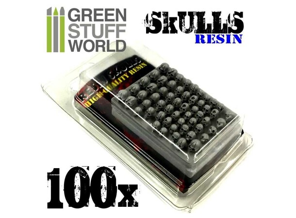 Resin Hodeskaller Skulls - 100 stk Green Stuff World