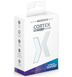 Sleeves Cortex Klar MATTE x100 - 66x91 Ultimate Guard Standard Size