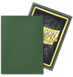 Sleeves Matte Forest Green x100 66x91 Dragon Shield