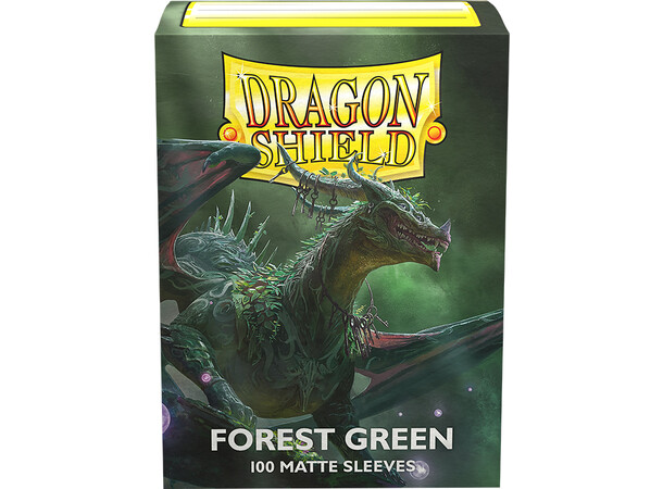 Sleeves Matte Forest Green x100 66x91 Dragon Shield