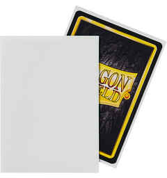Sleeves Matte White x100 66x91 Dragon Shield