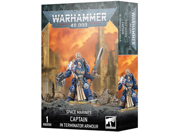 Games Workshop Warhammer 40k Space Marine Captain In Terminator Armour - New On Sprue