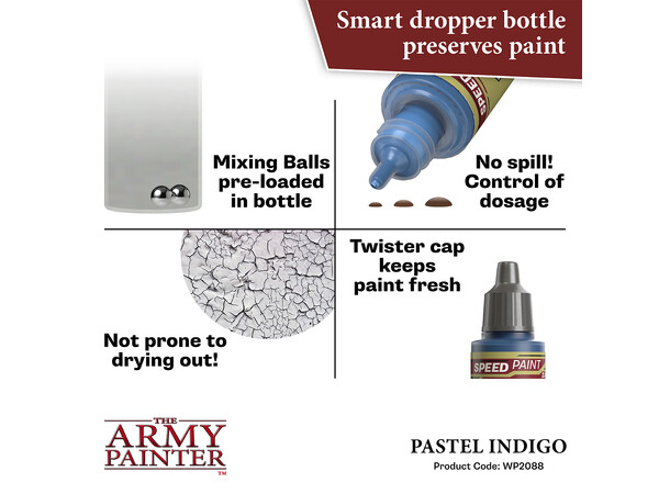 Speedpaint 2.0 Pastel Indigo Army Painter - 18ml 