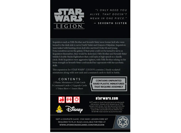Star Wars Legion Fifth Brother Exp Fifth Brother & Seventh Sister Expansion