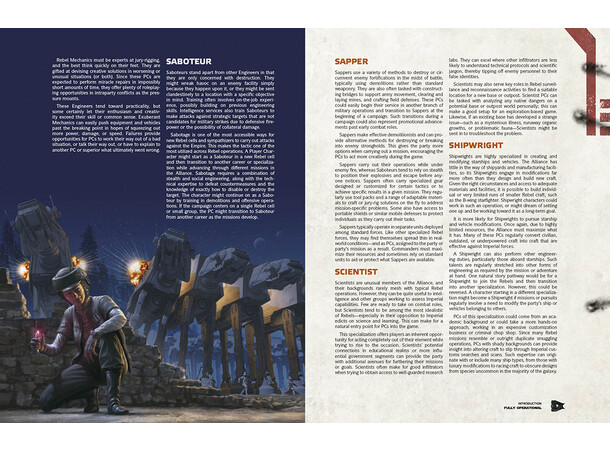 Star Wars RPG AoR Fully Operational Age of Rebellion Roleplaying Game 