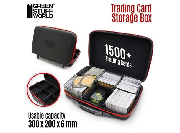 Trading Card Storage Box för 1500+ kort Green Stuff World 