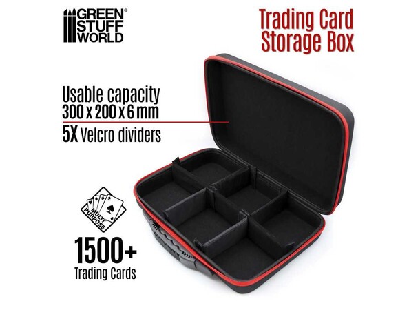 Trading Card Storage Box för 1500+ kort Green Stuff World 