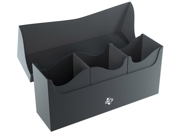 Triple Deck Holder 240+ Black GameGenic Casual Deck Boxes 