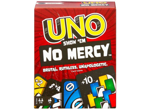 UNO No Mercy Kortspel 