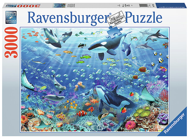 Underwater 3000 biter Puslespill Ravensburger Puzzle