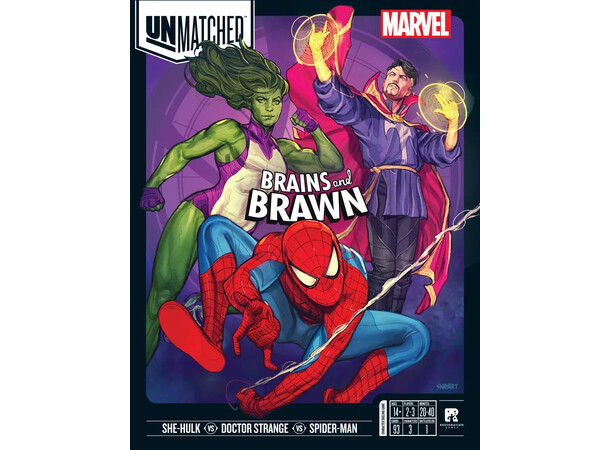 Unmatched Brains & Brawns Brettspill Marvel