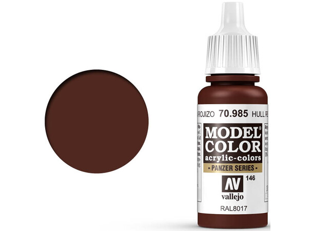 Vallejo Model Color Hull Red 17ml 